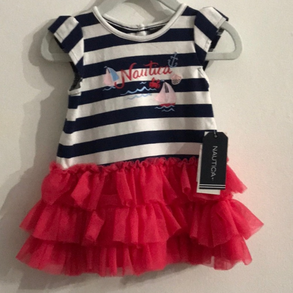 Adorable Nautica - Nautical dress with just the right amount of frills